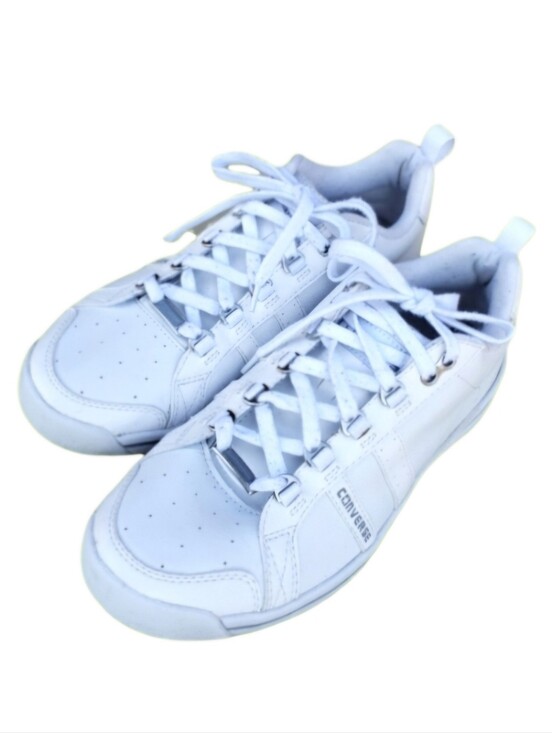 Converse Other - Converse White Leather Sneakers Sz.11.5
